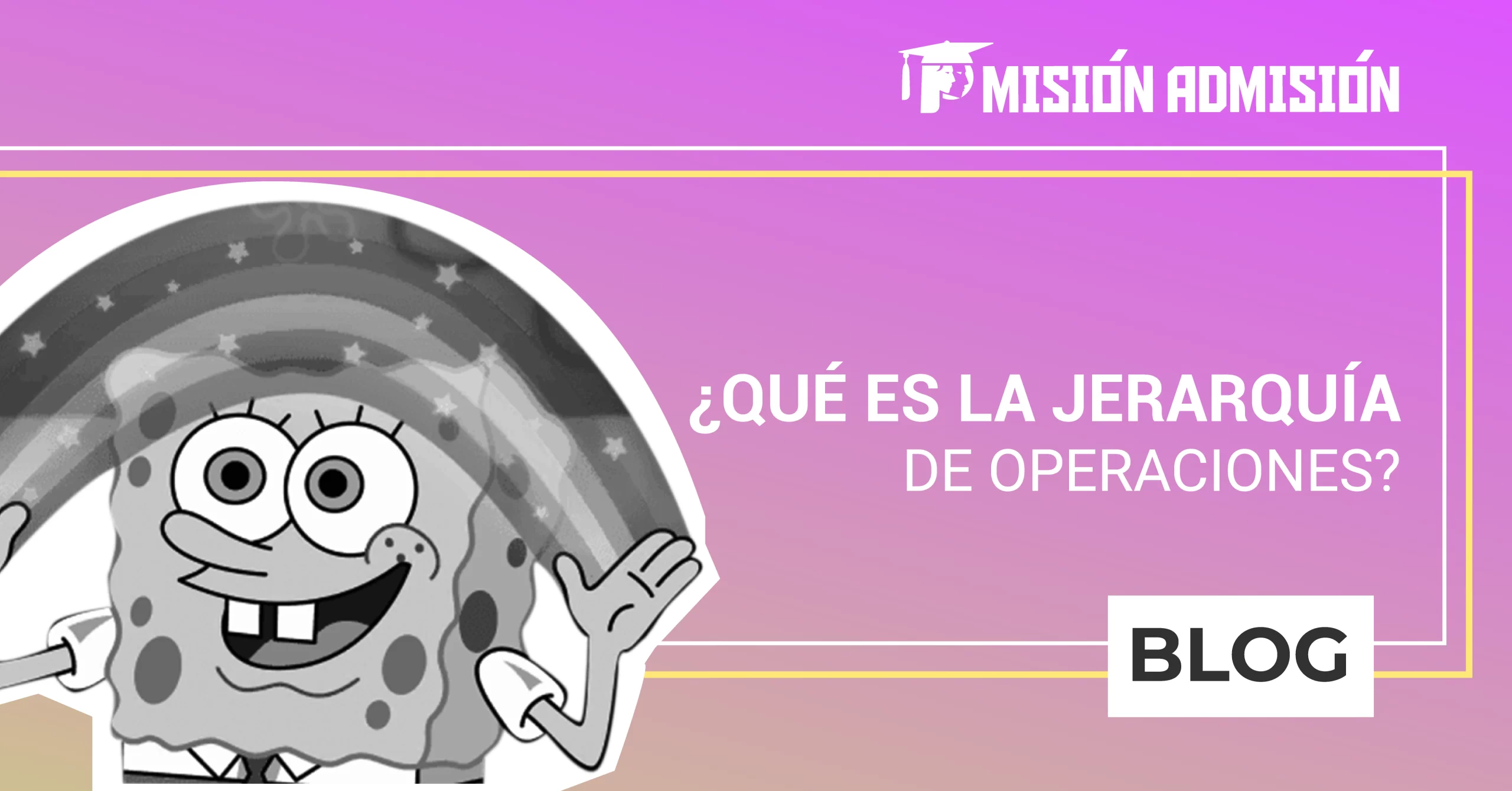 ¿Qué es la jerarquía de operaciones?